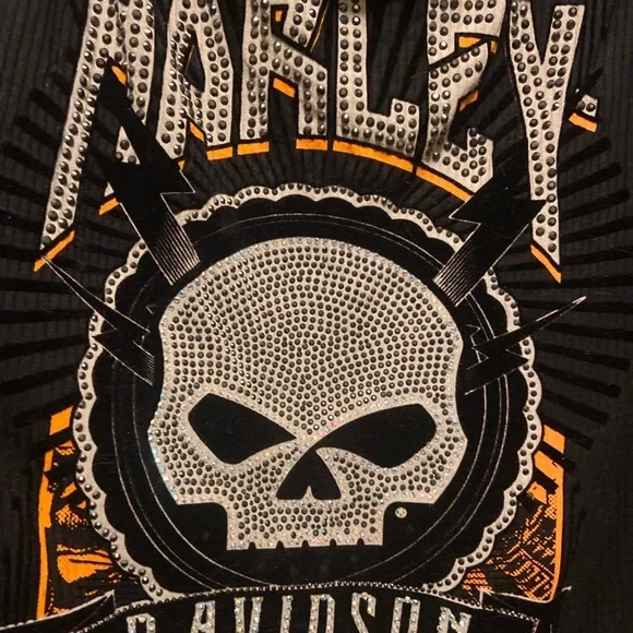 Harley-Davidson Black and Orange Apparel - Picture 2 of 6